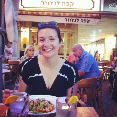 Nice and tired but super happy with a pile of veggies to munch on!